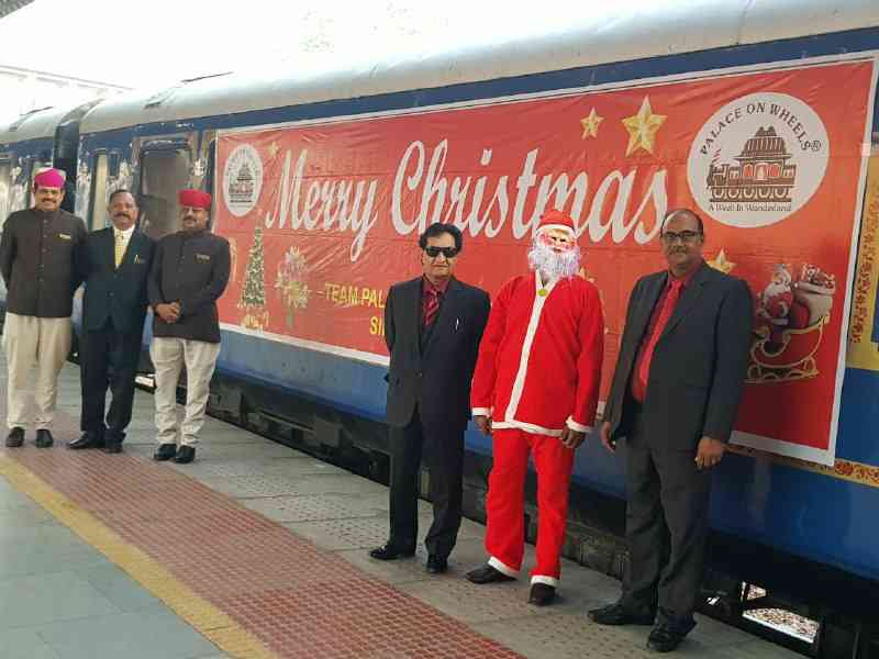 Christmas turned all the more special for Jaisalmer as beautifully-decorated Palace on Wheels