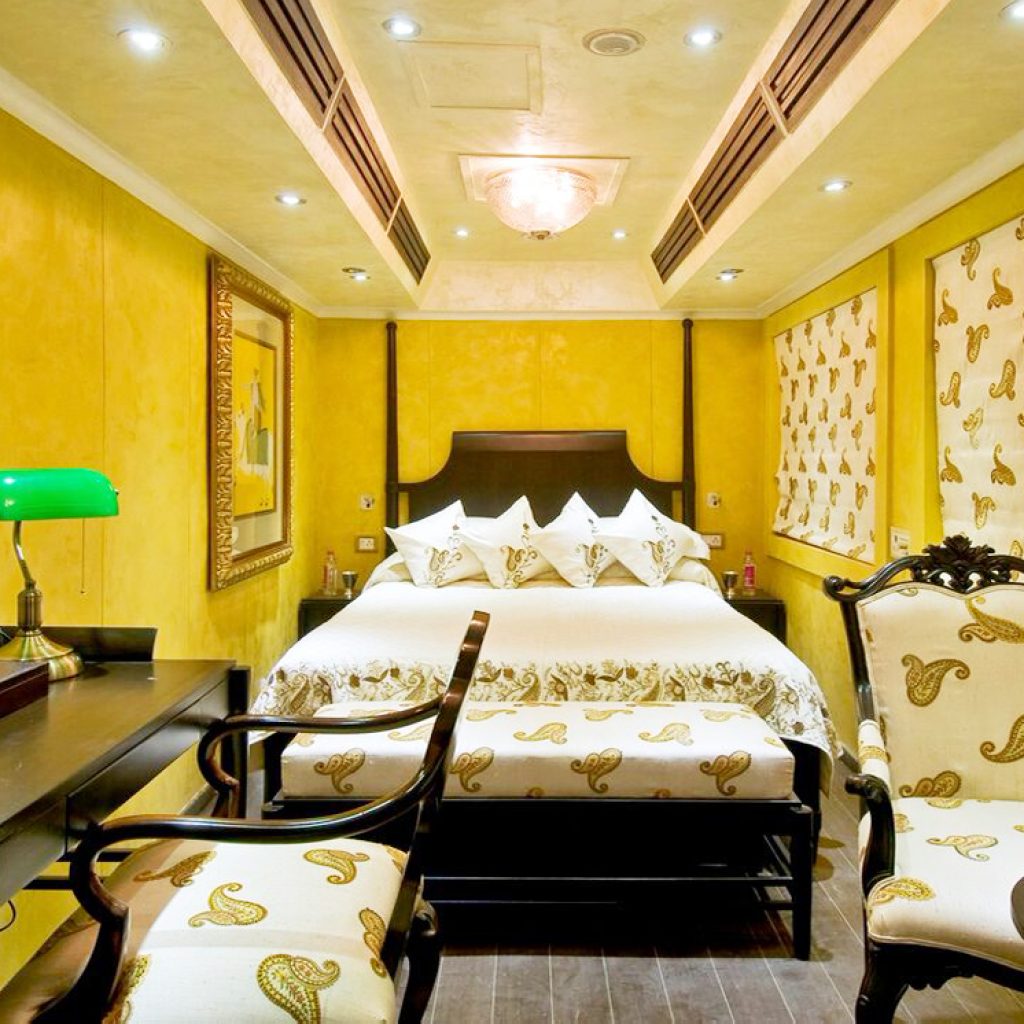Palace on Wheels Super Deluxe Bedroom
